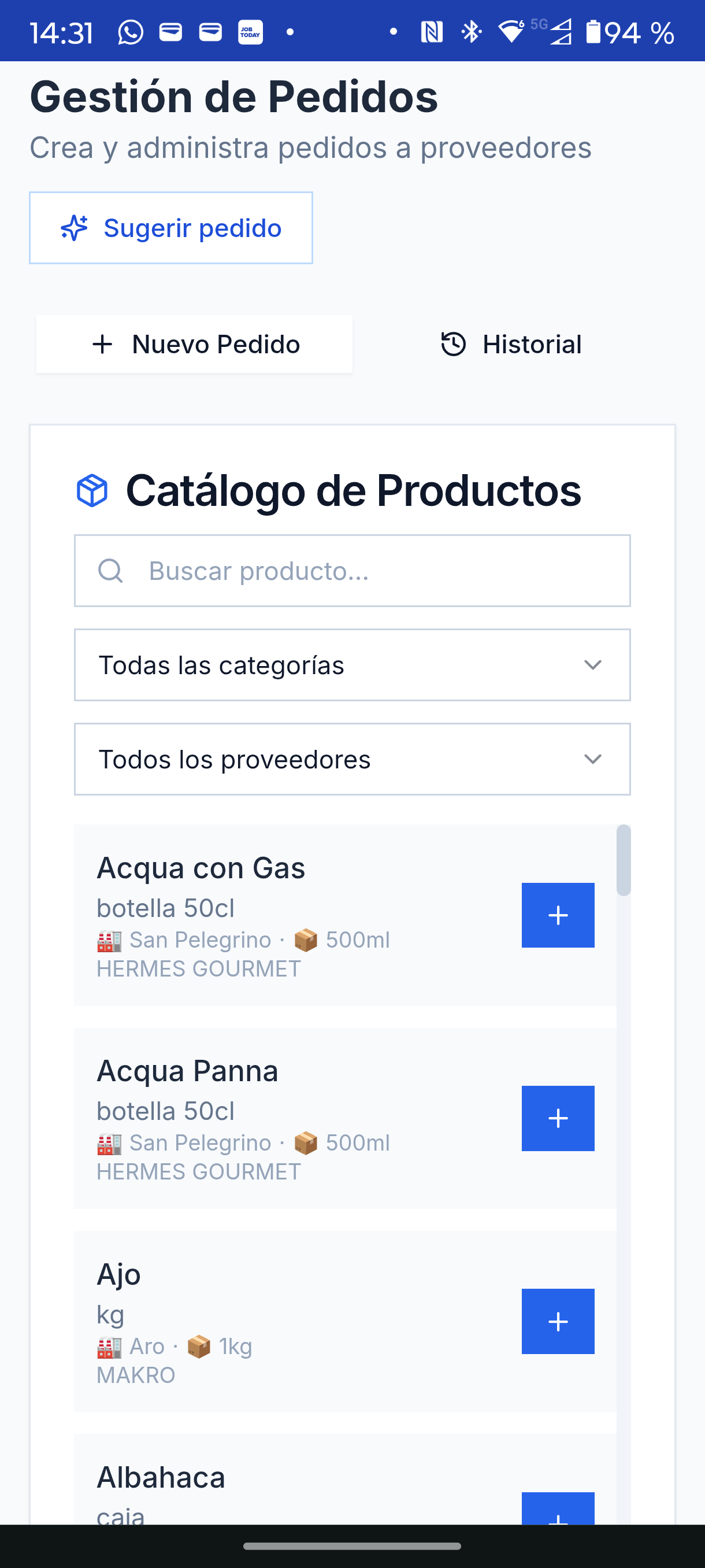 Pedidos